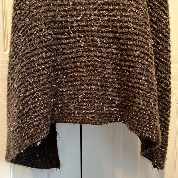 BCBGMAXAZRIA Brown Open Face Sweater Vest Size M/L - Picture 9 of 11